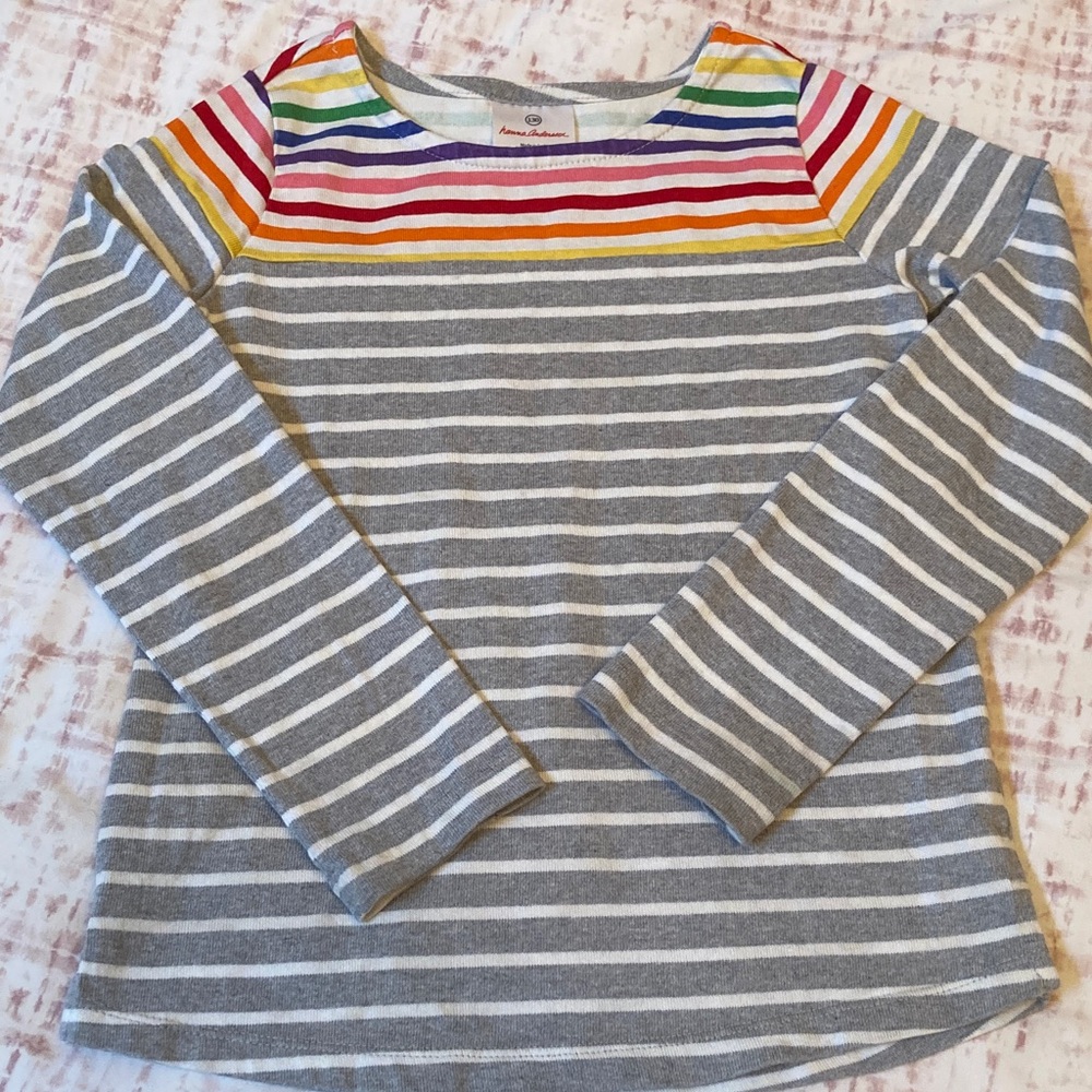 Hanna Andersson size 8 stripped long sleeve top
